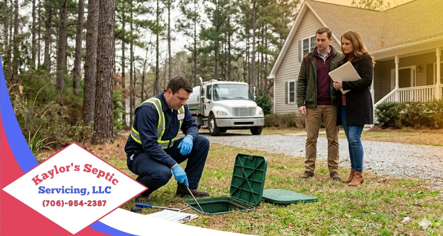septic inspection before buying a home in North Georgia